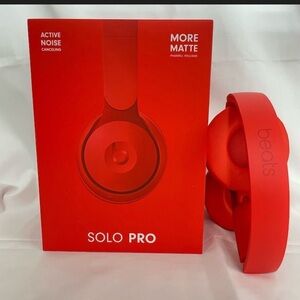 Beats by Dre Solo Pro in Bold Red